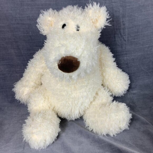 Gund Teddy Bear Cream Soft Fuzzy Spin Master 17 - Picture 2 of 9